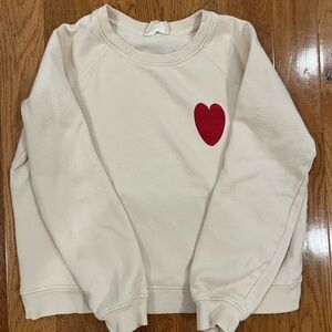 Sezane Bobo Choses Cream Sweatshirt
